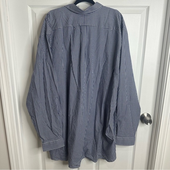 Polo Ralph Lauren Classic Fit Gingham Shirt In Navy Blue Men 3X $148 NWT Preppy - Picture 2 of 7
